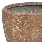 Polystone Rock Plain- Kunststof pot - Couple - H 24cm