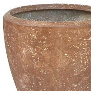 Polystone Rock Plain- Kunststof pot - Couple - H 40cm