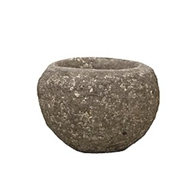 Polystone Rock - Kunststof pot - Findling Brown - H 15cm