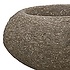 Polystone Rock - Kunststof pot - Findling Brown - H 33cm