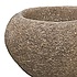 Polystone Rock - Kunststof pot - Findling Brown - H 48cm