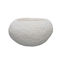 Polystone Rock - Kunststof pot - Findling White - H 48cm
