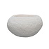 Polystone Rock - Kunststof pot - Findling White - H 48cm