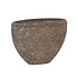 Polystone Rock Plain- Kunststof pot - Oval - H 40cm