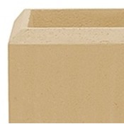 Polystone - Kunststof pot - Square Natural - H 17cm