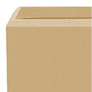 Polystone - Kunststof pot - Square Natural - H 26cm