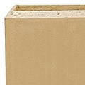 Polystone - Kunststof pot - Square Natural - H 39cm