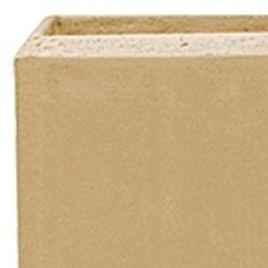 Polystone - Kunststof pot - Square Natural - H 39cm