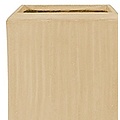 Polystone - Kunststof pot - Square Natural - H 90cm