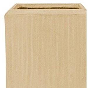 Polystone - Kunststof pot - Square Natural - H 90cm