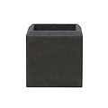 Polystone - Kunststof pot - Square Smoke - H 17cm