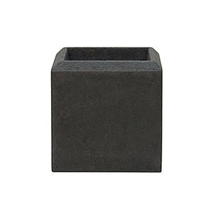 Polystone - Kunststof pot - Square Smoke - H 17cm