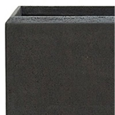 Polystone - Kunststof pot - Square Smoke - H 25cm