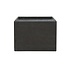 Polystone - Kunststof pot - Square Smoke - H 25cm