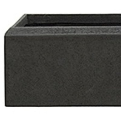 Polystone - Kunststof pot - Square Smoke - H 17cm