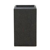 Polystone - Kunststof pot - Square Smoke - H 39cm