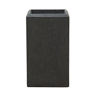Polystone - Kunststof pot - Square Smoke - H 39cm