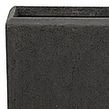 Polystone - Kunststof pot - Rectangle Smoke - H 45cm