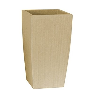 Polystone Timeless - Kunststof pot - Square Natural - H 59cm