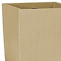 Polystone Timeless - Kunststof pot - Square Natural - H 78cm