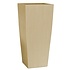 Polystone Timeless - Kunststof pot - Square Natural - H 95cm