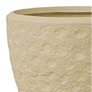 Polystone - Kunststof pot - Couple Rockwell Natural - H 40cm