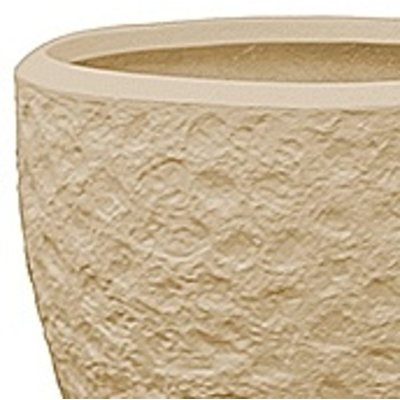 Polystone - Kunststof pot - Couple Rockwell Natural - H 50cm