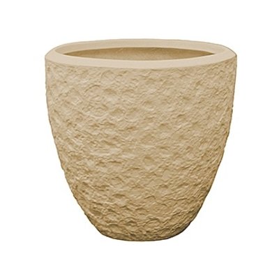 Polystone - Kunststof pot - Couple Rockwell Natural - H 50cm