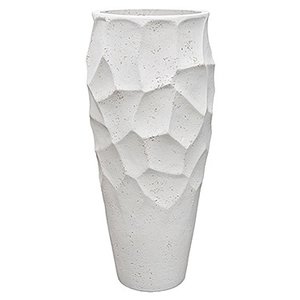 Polystone Nathan James - Kunststof pot - Planter White - H 90cm
