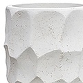 Polystone Nathan James - Kunststof pot - Planter White - H 110cm