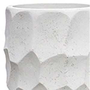Polystone Nathan James - Kunststof pot - Planter White - H 110cm