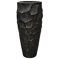 Polystone Nathan James - Kunststof pot - Planter Pueter Champagne - H 90cm