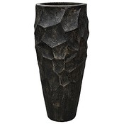 Polystone Nathan James - Kunststof pot - Planter Pueter Champagne - H 90cm