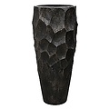 Polystone Nathan James - Kunststof pot - Planter Pueter Champagne - H 110cm