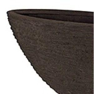 Polystone - Kunststof pot - Oval Seaside Brown - H 40cm