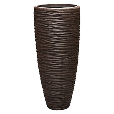 Polystone - Kunststof pot - Partner Seaside Brown - H 70cm