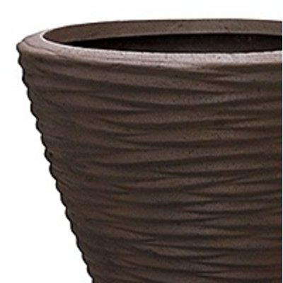 Polystone - Kunststof pot - Couple Seaside Brown - H 36cm