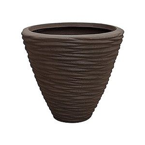 Polystone - Kunststof pot - Couple Seaside Brown - H 42cm