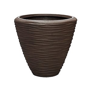 Polystone - Kunststof pot - Couple Seaside Brown - H 51cm