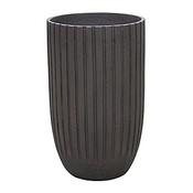 Polystone Lourdee - Kunststof pot - Cylinder Brown - H 50cm