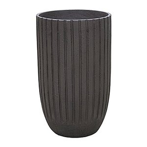 Polystone Lourdee - Kunststof pot - Cylinder Brown - H 50cm
