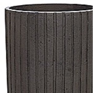 Polystone Lourdee - Kunststof pot - Cylinder Brown - H 70cm