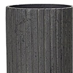 Polystone Lourdee - Kunststof pot - Cylinder Brown - H 90cm