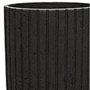 Polystone Lourdee - Kunststof pot - Cylinder Smoke - H 70cm