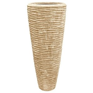 Polystone - Kunststof pot - Partner Seaside Natural White - H 120cm