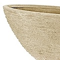 Polystone - Kunststof pot - Oval Seaside Natural White - H 40cm