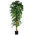 Künstliche Pflanze Ficus Benjamina Grün - H 210cm - Plastiktopf - Mica Decorations