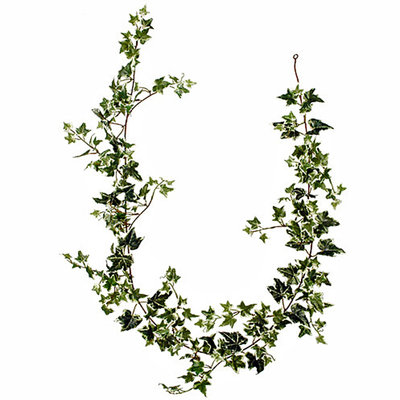 Kunstplant Hedera Guirlande Groen-bont - L 180cm - Mica Decorations