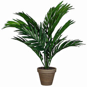 Künstliche Pflanze Palm Areca Grün - H 45cm - Keramiktopf - Mica Decorations