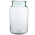 Handgemaakte glazen vaas Vienne, transparant, H44cm / D25cm